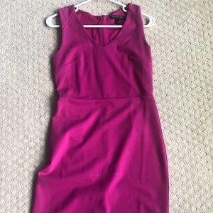 Banana Republic Sheath Dress Raspberry Sz O